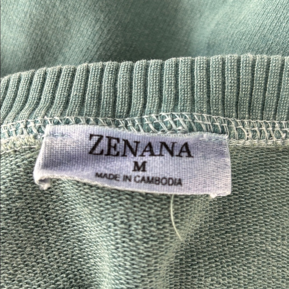 Zenana Raglan Sleeve Sweatshirt M - Picture 6 of 7
